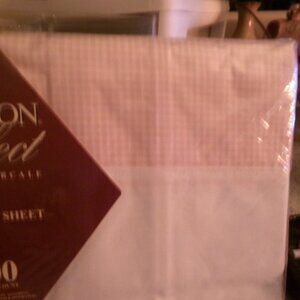 cannon select twin flat sheet 200 count cotton.